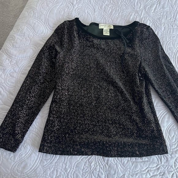 Notations Petite Women’s Velvet Velour Matching Set Blazer and Top Size PM - Picture 7 of 11